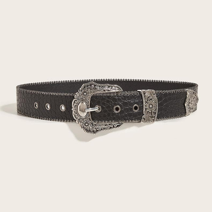 PU leather beaded adjustable belt  | Festival Outfits Women