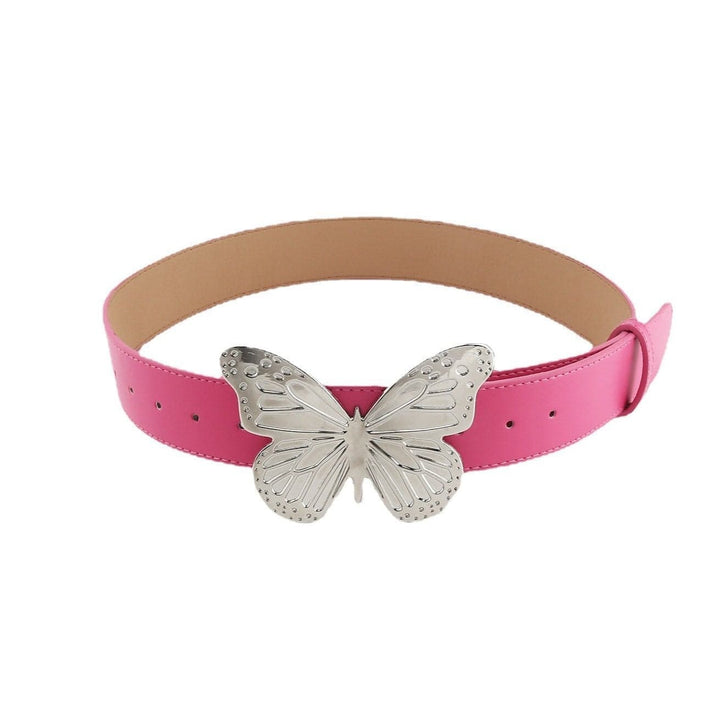 Butterfly decor PU leather belt  | Festival Outfits Women
