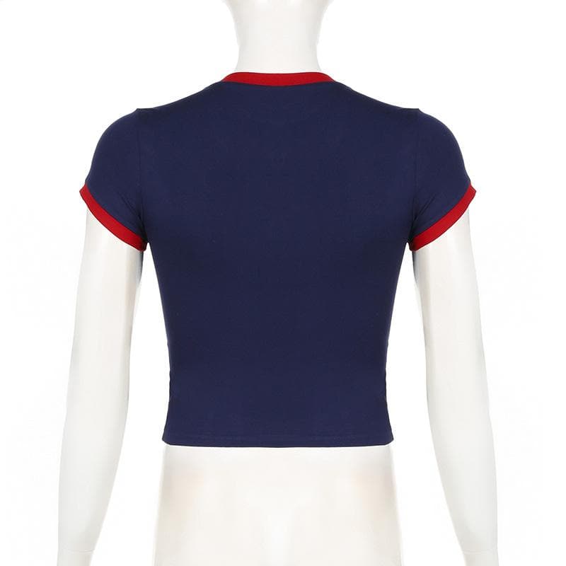 Takardar lamba ta gajeren hannu mai rubutu | Kayan Biki na Mata