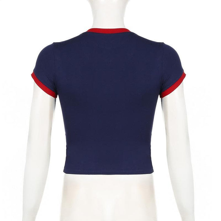 Takardar lamba ta gajeren hannu mai rubutu | Kayan Biki na Mata