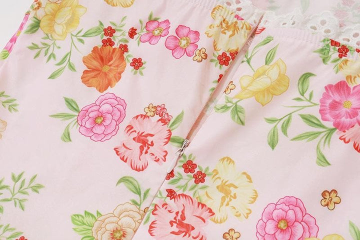 Rigar maxi mai ɗaure da lace mai siffar Halter | Kayan Biki na Mata