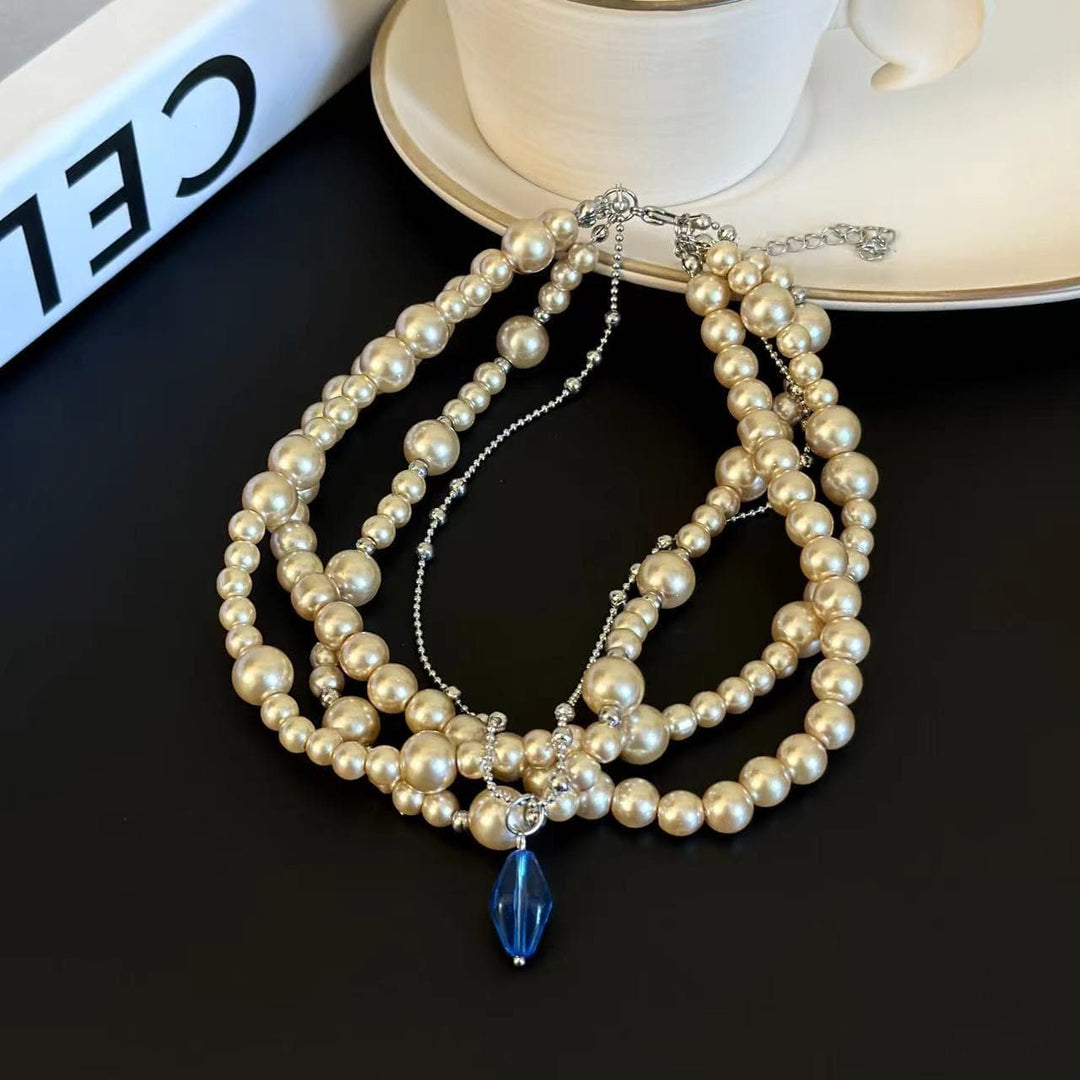 Beaded multicolor layered 2 pcs necklace  | Festival Outfits Women