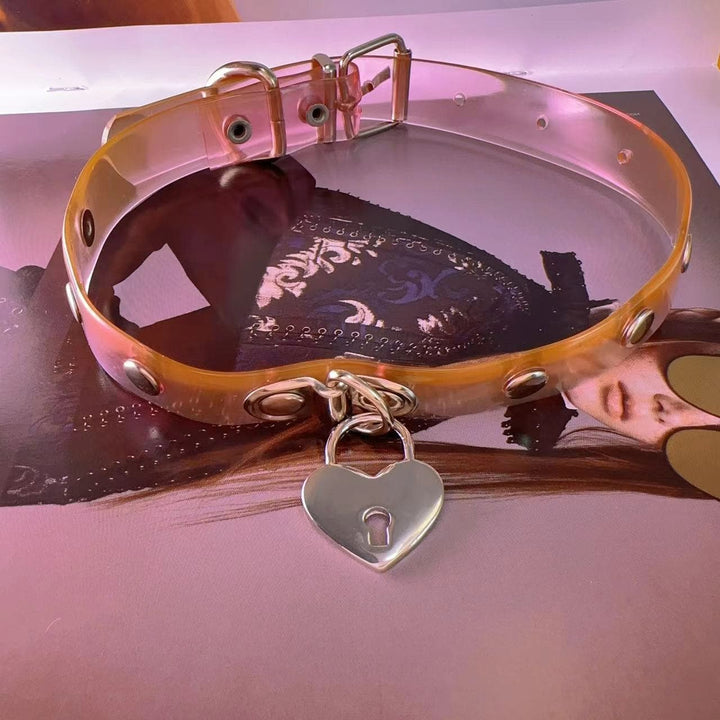 O ring adjustable pink choker necklace  | Festival Outfits Women