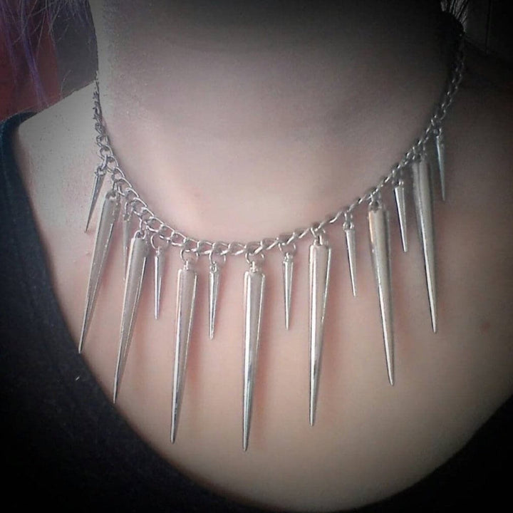 Pendant metal chain layered choker necklace  | Festival Outfits Women