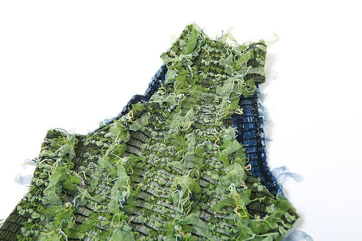 Riga mai tsayi mai kama da takalmi mai laushi mara baya ta Halter | Kayan Biki na Mata