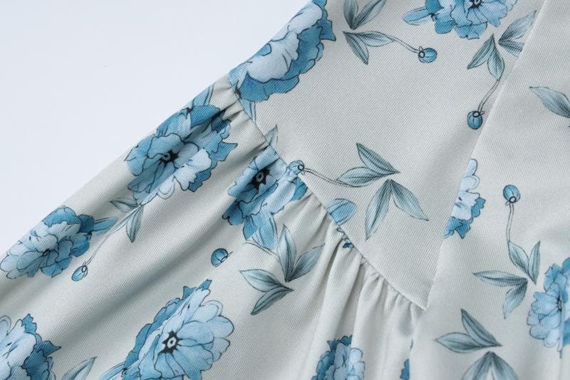 Sweetheart neck flower print cami maxi dress  | Festival Outfits Women