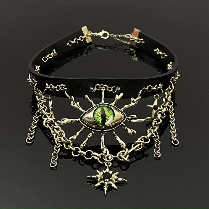 Abun wuya na fata na PU | Kayan Biki na Mata