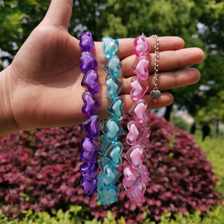 Beaded multicolor acrylic bracelet  | Festival Outfits Women