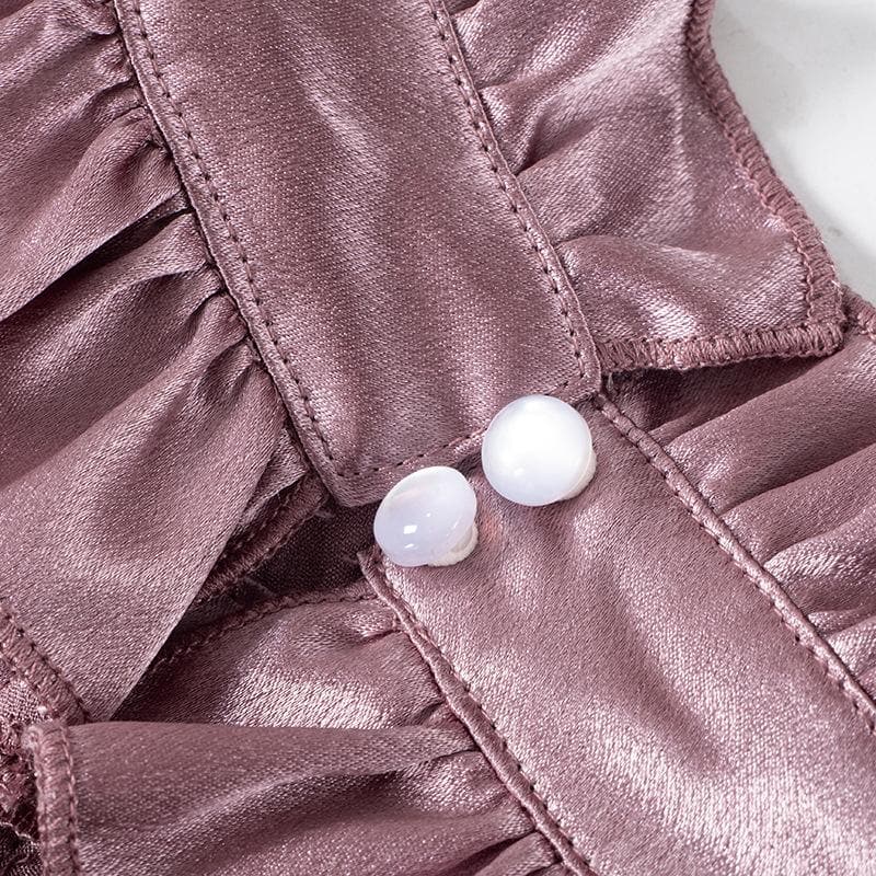 Rigar satin mai laushi da aka yi da fata mai laushi | Tufafin Biki na Mata