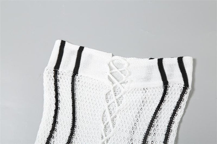 Knitted cross front tube maxi dress-final-sale  | Festival Outfits Women
