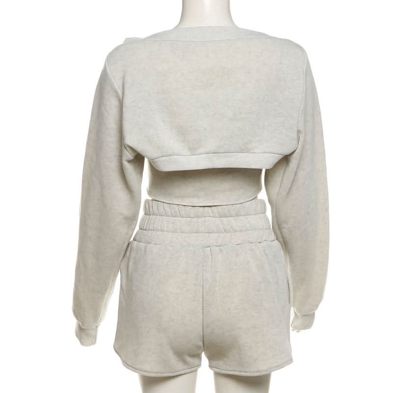 Long sleeve shrug short pant set  | Festival Outfits Women