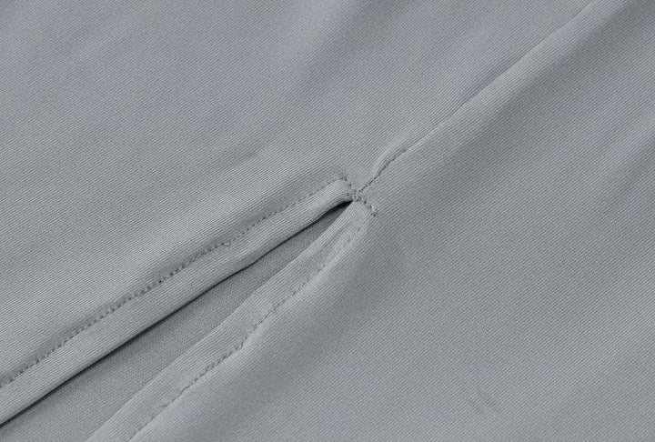 Riga mai siffar midi mai siffar wuyan riga mai siffar crossback | Kayan Biki na Mata