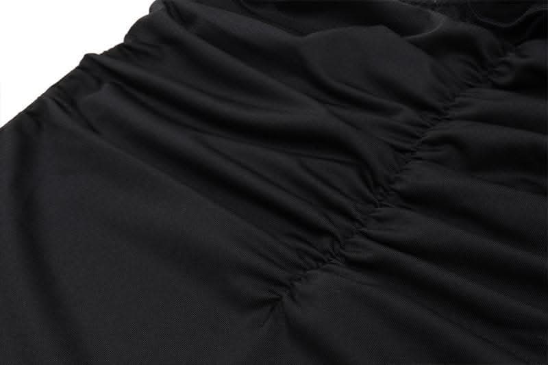 Flower applique one shoulder solid ruched maxi dress-final-sale  | Festival Outfits Women