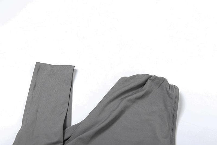 Ruched irregular solid crop maxi skirt set-final-sale  | Festival Outfits Women