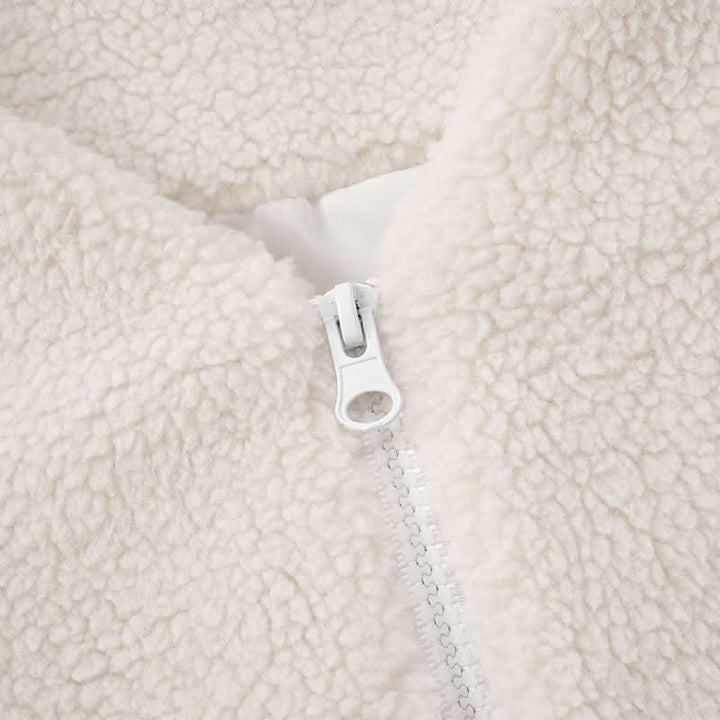 Long sleeve zip-up coat top  | Festival Outfits Women