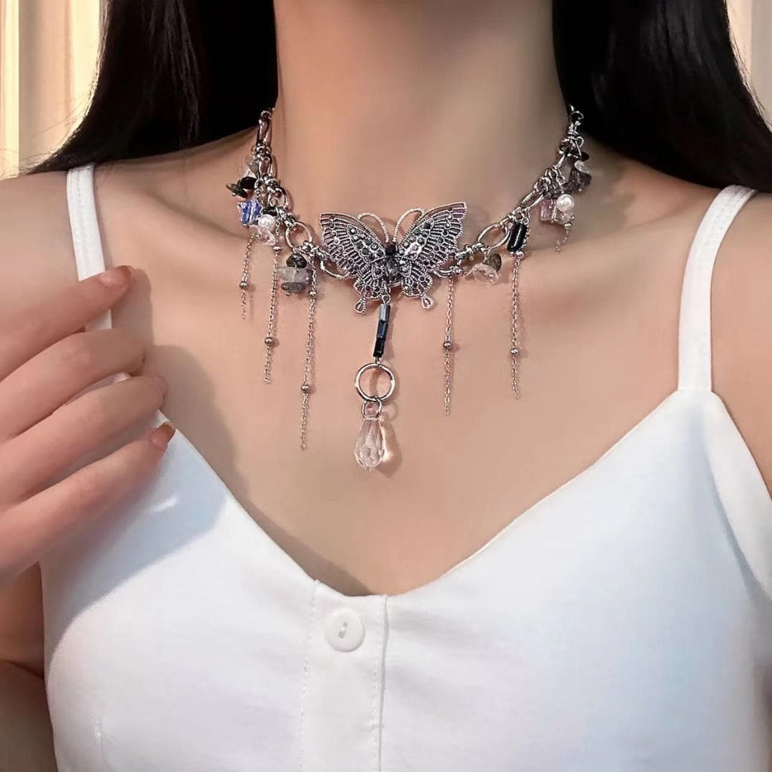 Abin wuya mai siffar lu'u-lu'u ko zobe mai sarkakiya | Kayan Biki na Mata