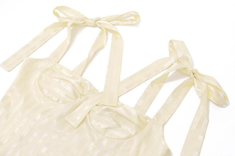 Ribbon cami mai ratsi mai kama da bowknot | Kayan Biki na Mata