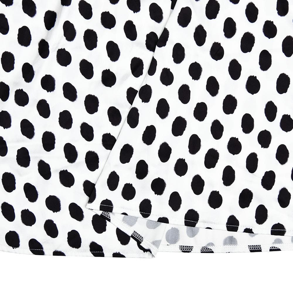 Polka dot flower applique ruffle cami maxi dress  | Festival Outfits Women