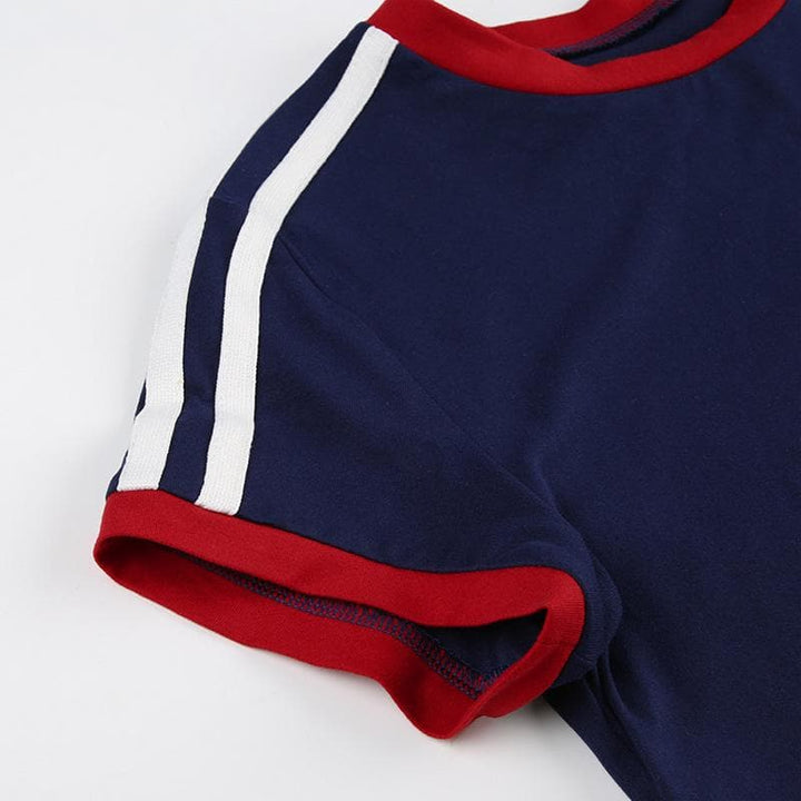 Takardar lamba ta gajeren hannu mai rubutu | Kayan Biki na Mata