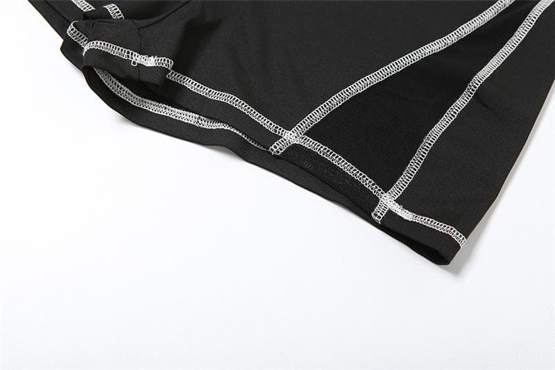 Riga mai dogon wuyan dinki mai zip-up | Kayan Biki na Mata