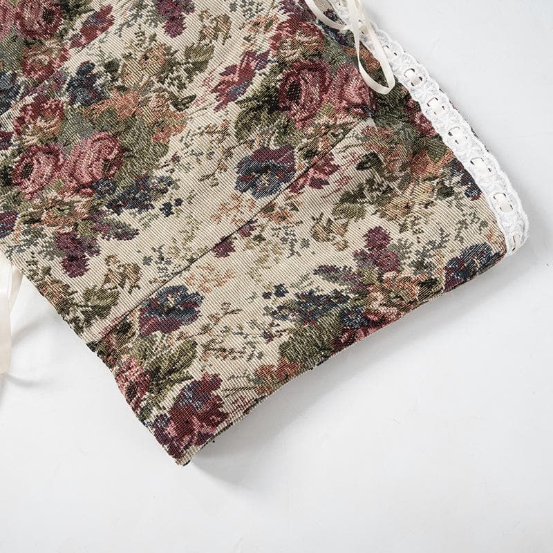 Tufafin da aka yi da lace hem bowknot mai laushi | Kayan Biki na Mata