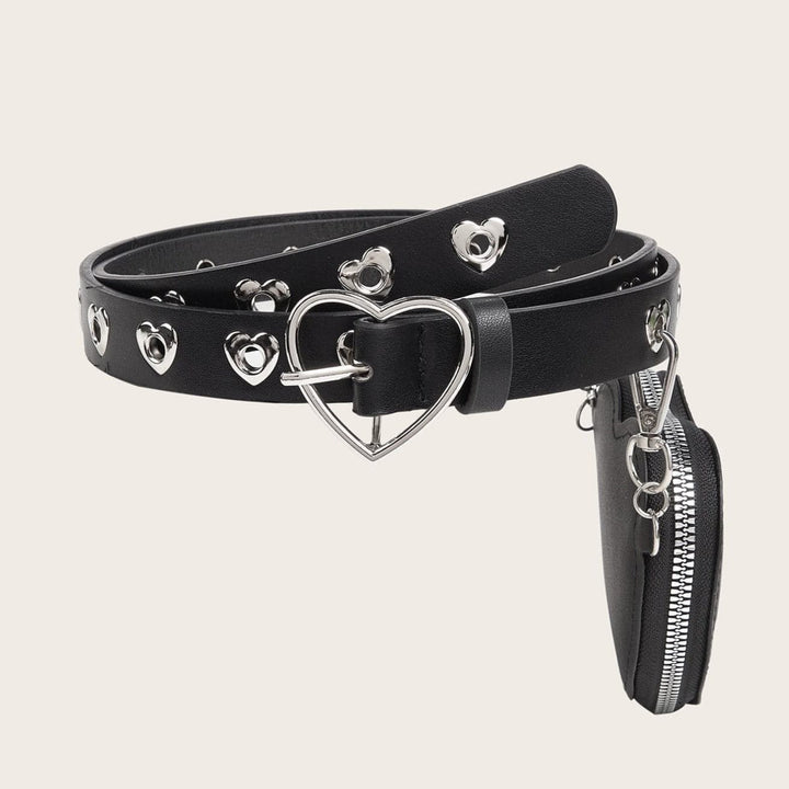 Heart hollow out bag adjustable belt  | Festival Outfits Women