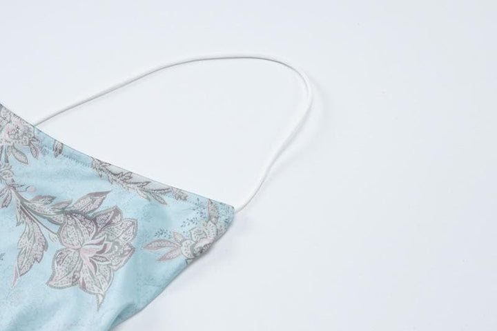 Flower print spaghetti strap cami maxi dress  | Festival Outfits Women