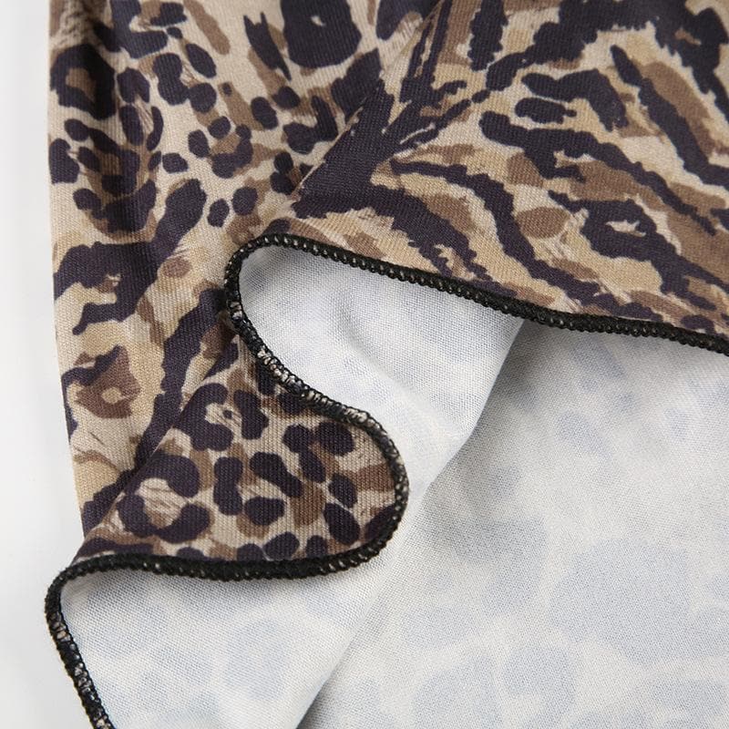 Rigar midi mai kama da ta damisa mai kama da ta damisa | Kayan Biki na Mata