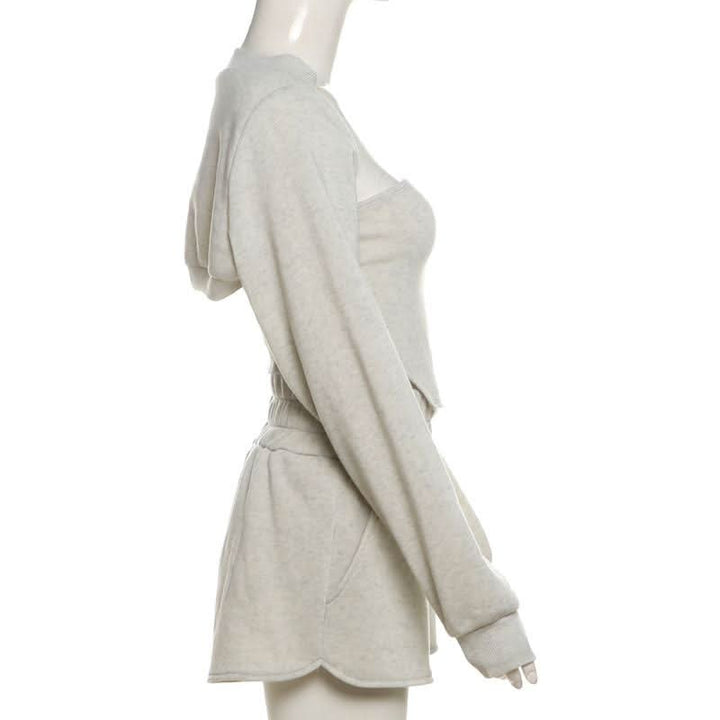 Long sleeve shrug short pant set  | Festival Outfits Women