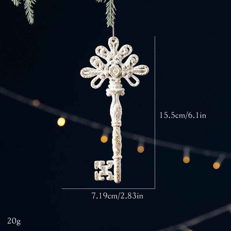 White bowknot christmas tree decor  | Festival Outfits Women