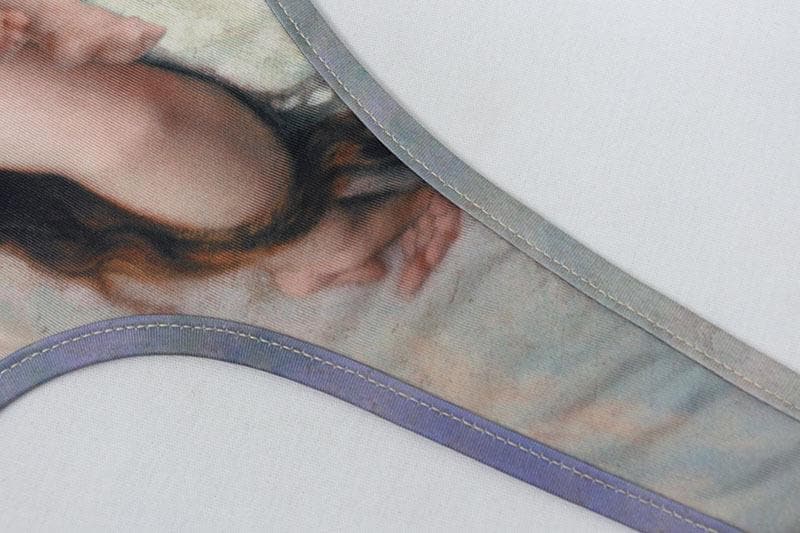 Halter ruched hollow out print backless cut out mini dress  | Festival Outfits Women