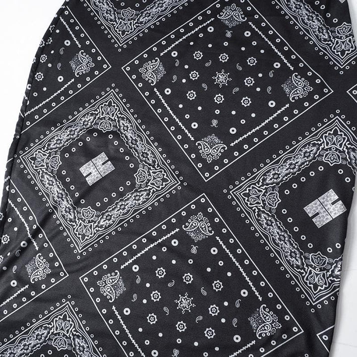 Riga mai gajeren hannu mai siffar crewneck midi | Kayan Biki na Mata