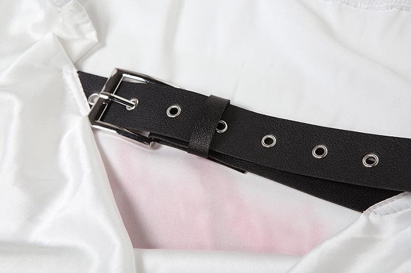 Abstract print buckle tube maxi dress  | Festival Outfits Women