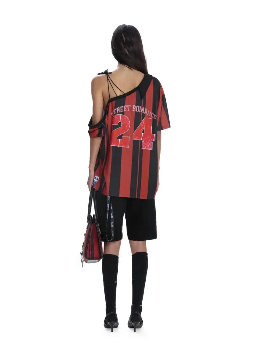 Off-shoulder Striped Top - Final Sale  | Festival Outfits Women