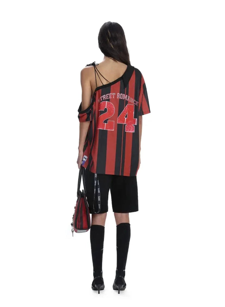 Off-shoulder Striped Top - Final Sale  | Festival Outfits Women