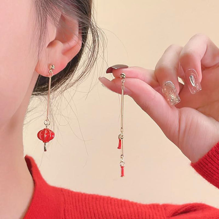 Bowknot heart faux pearl pendant stud earrings  | Festival Outfits Women