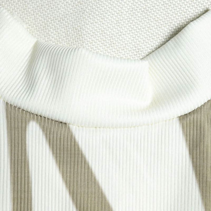 Ribbed self tie crewneck print backless mini dress  | Festival Outfits Women