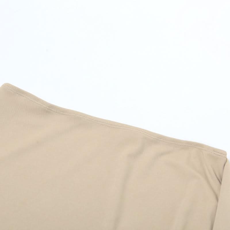 Irregular A line solid mini skirt  | Festival Outfits Women