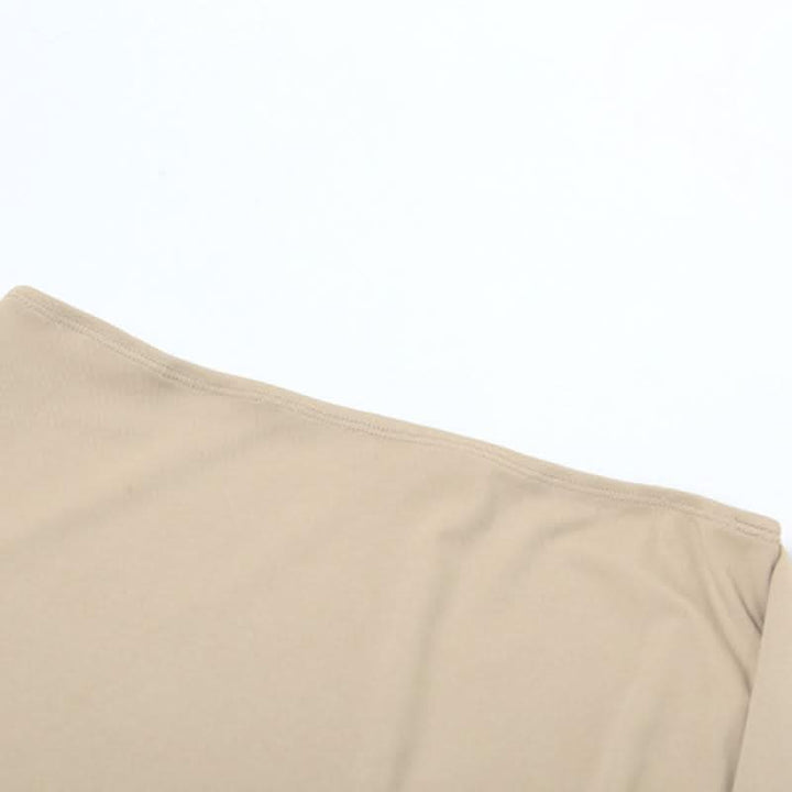 Irregular A line solid mini skirt  | Festival Outfits Women