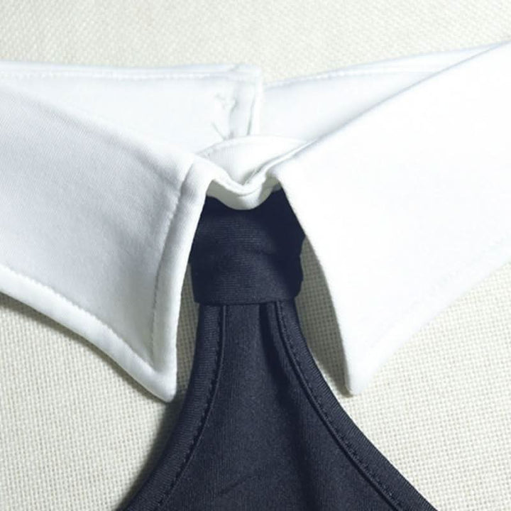 Halter turnover collar button backless mini dress  | Festival Outfits Women