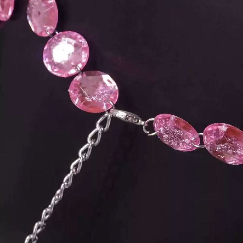 Halter star pattern backless gem chain top  | Festival Outfits Women