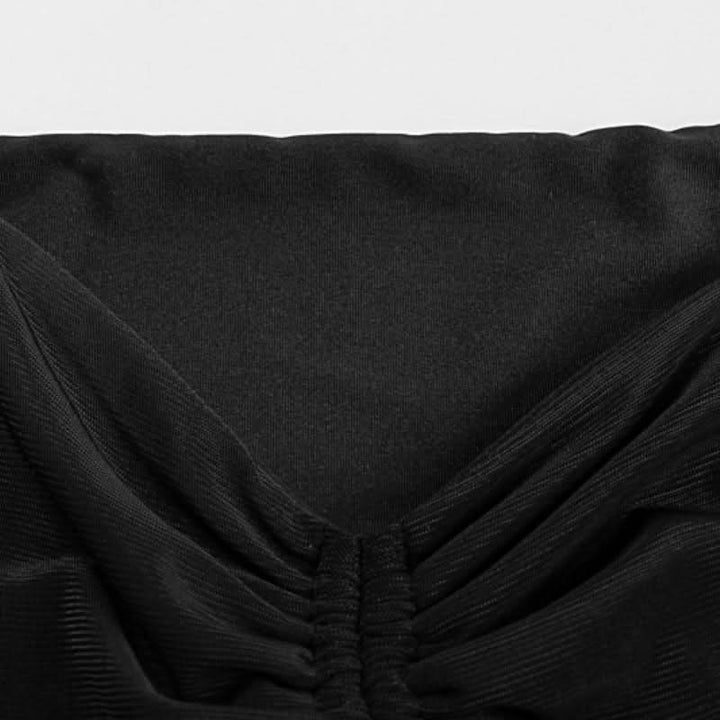 Mesh long sleeve v neck leopard print ruched top  | Festival Outfits Women  | Cheetah Print Top