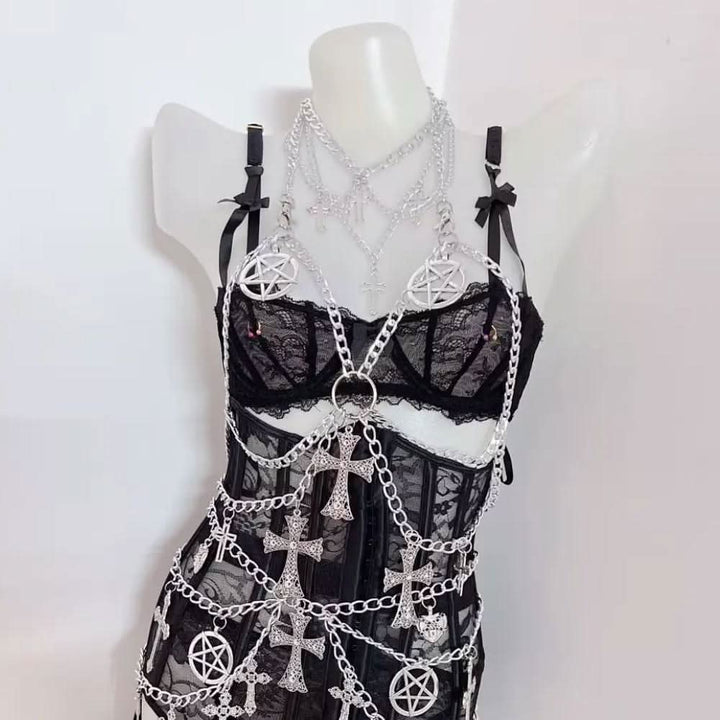 Lace bowknot adjustable cami top  | Festival Outfits Women