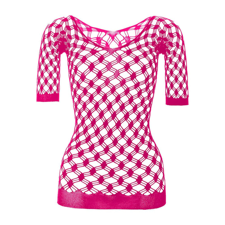 Long sleeve off shoulder net backless mini dress  | Festival Outfits Women