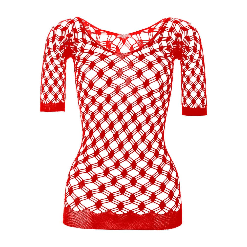 Long sleeve off shoulder net backless mini dress  | Festival Outfits Women