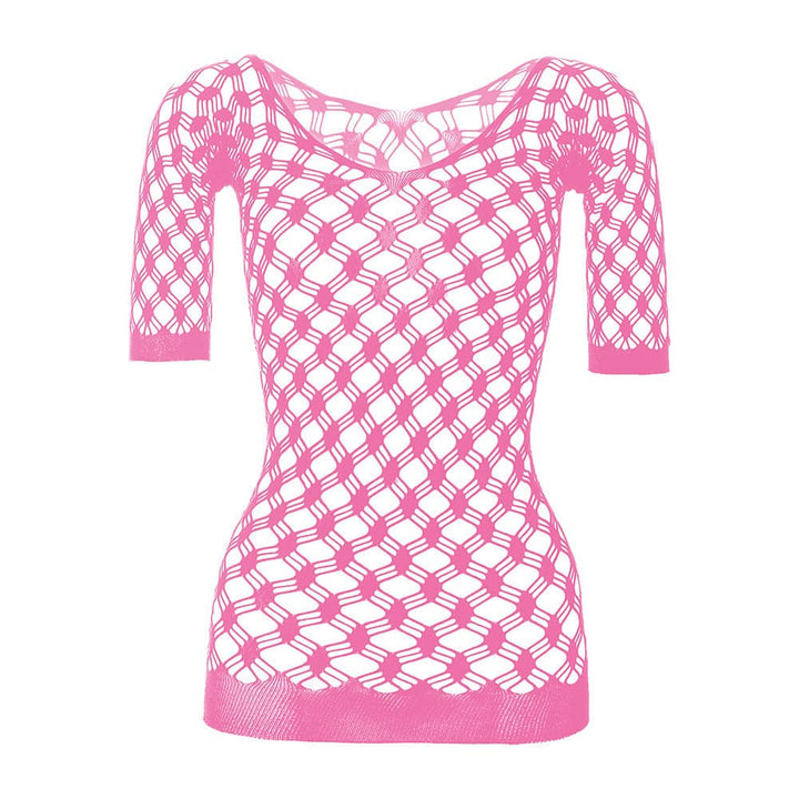 Long sleeve off shoulder net backless mini dress  | Festival Outfits Women