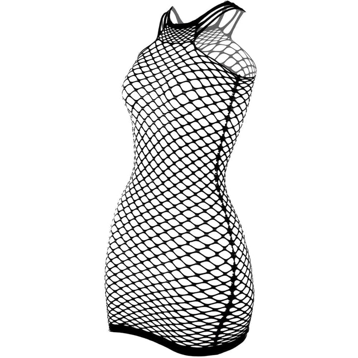 Fishnet stitch strappy tank mini dress  | Festival Outfits Women