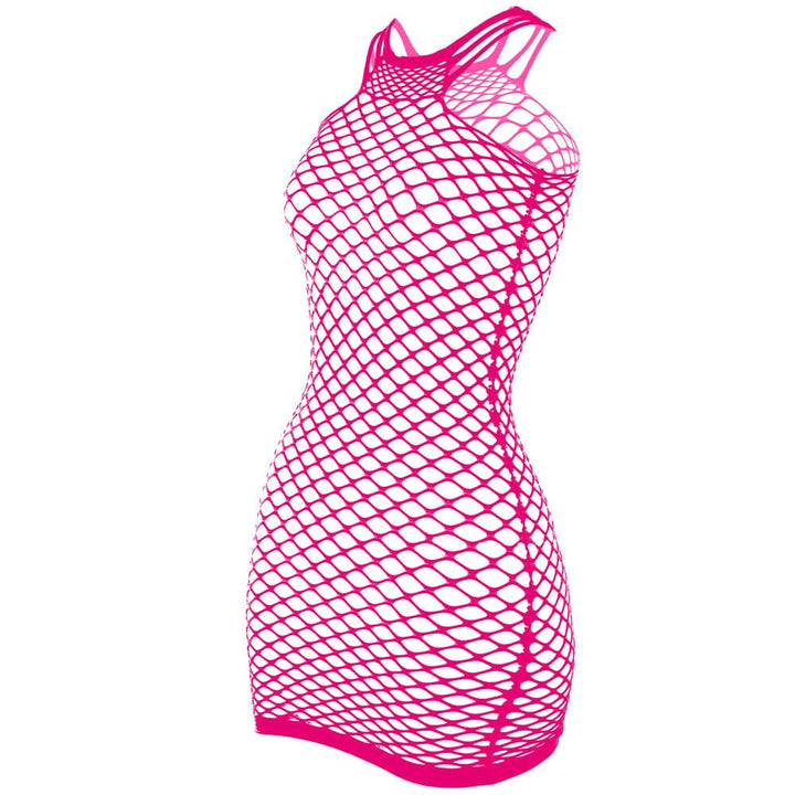 Fishnet stitch strappy tank mini dress  | Festival Outfits Women