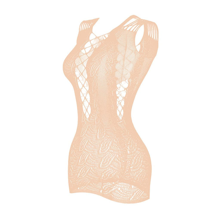 Hollow out off shoulder strappy cami cut out mini dress  | Festival Outfits Women