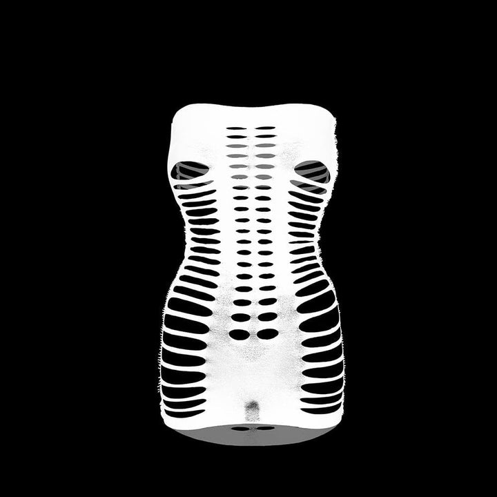 Hollow out backless solid tube cut out mini dress  | Festival Outfits Women